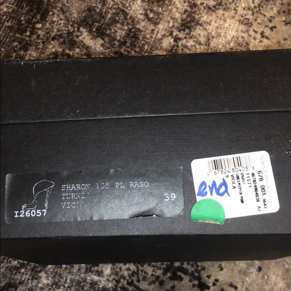 Giuseppe Zanotti Purple Lurex Peep Toe Pump - Picture 5 of 5